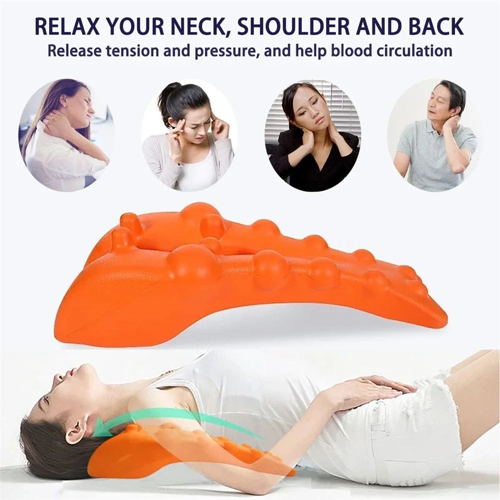 Dispositivo para aliviar la tensión y el dolor del cuello
