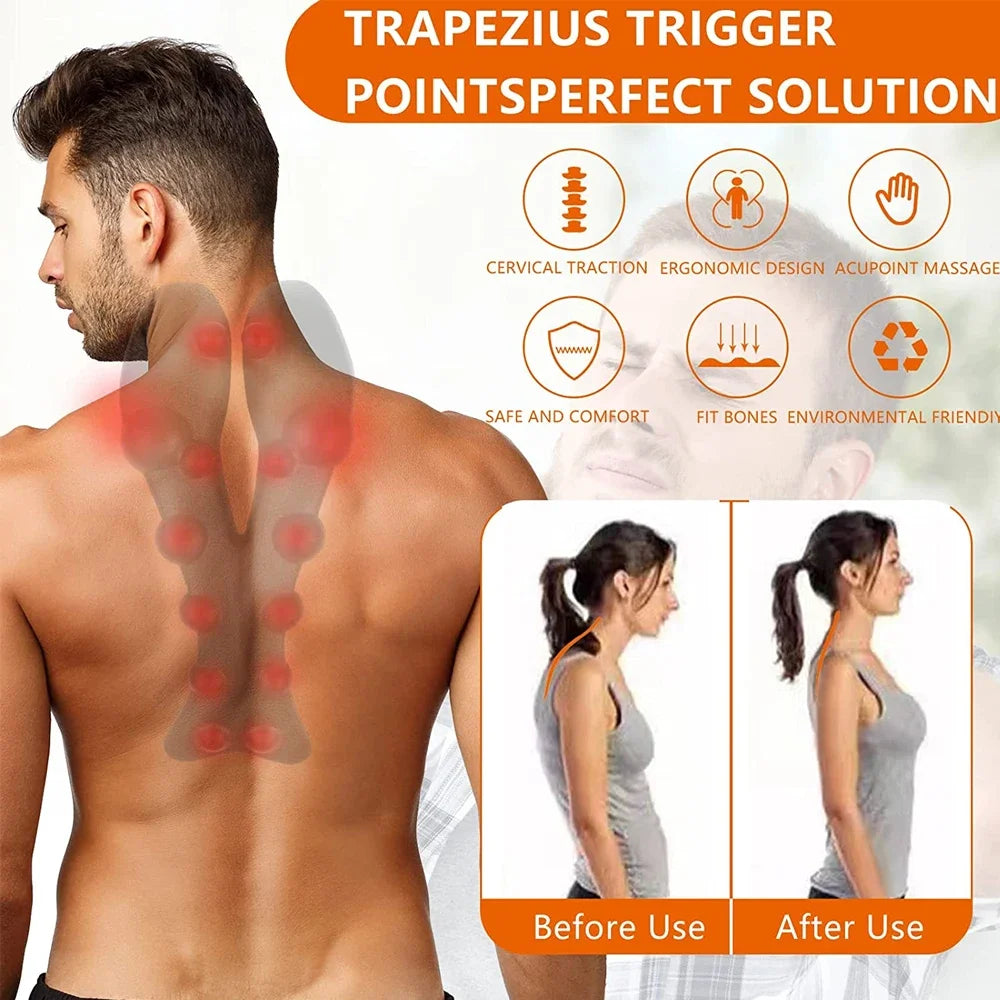 Dispositivo para aliviar la tensión y el dolor del cuello