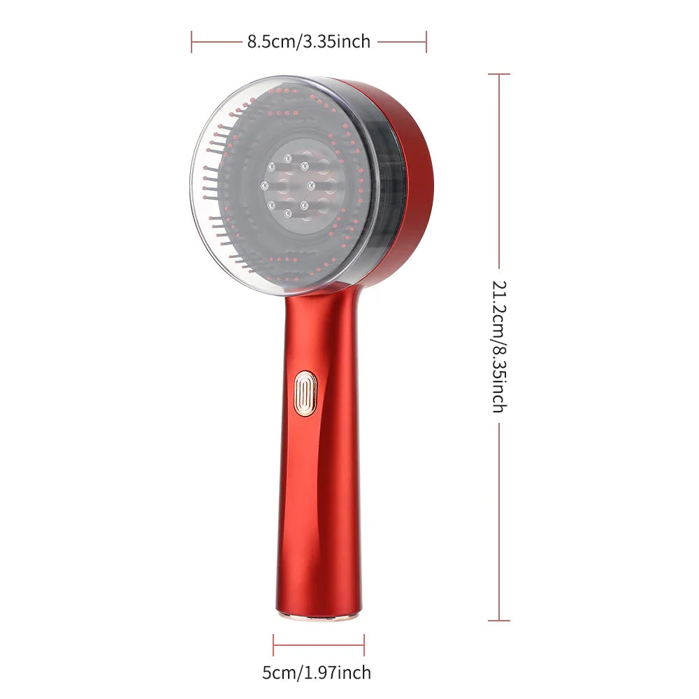 Welhome™ Red Light Brush for Hair Growth and Massage