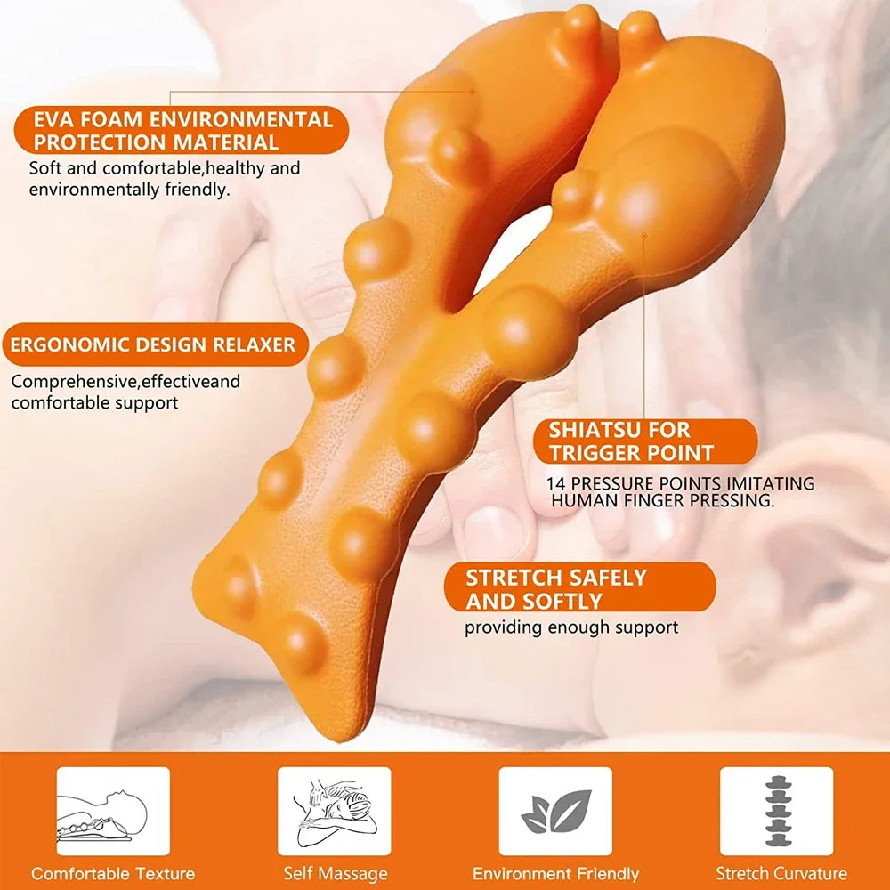 Dispositivo para aliviar la tensión y el dolor del cuello