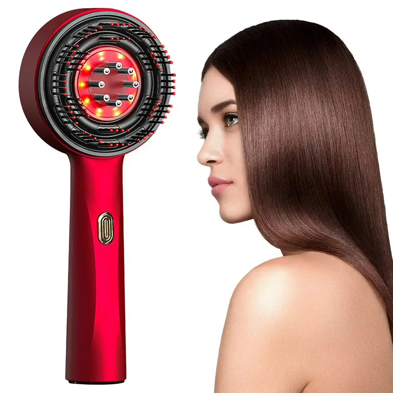 Welhome™ Red Light Brush for Hair Growth and Massage