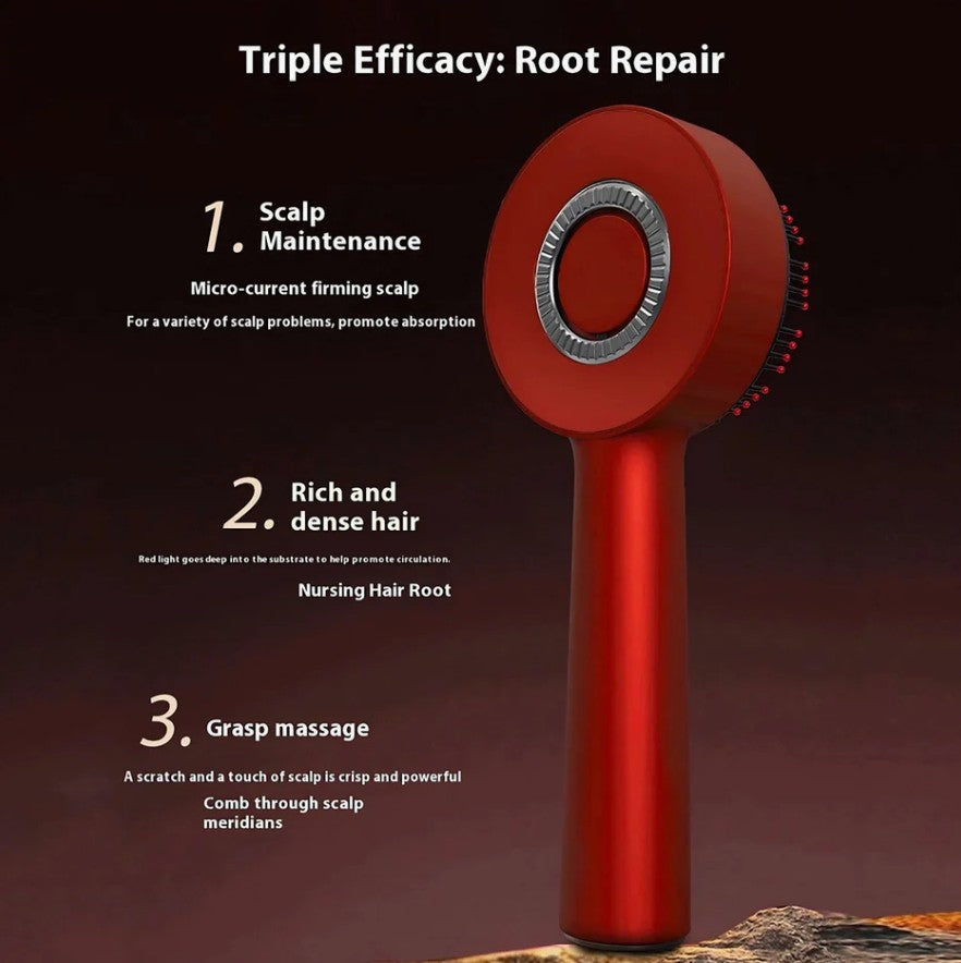 Welhome™ Red Light Brush for Hair Growth and Massage