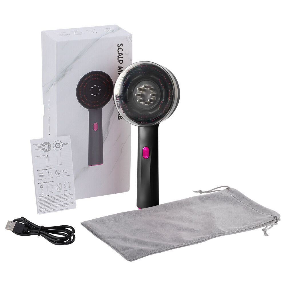 Welhome™ Red Light Brush for Hair Growth and Massage